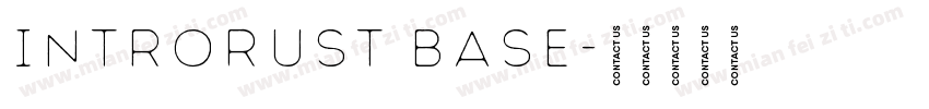 IntroRust Base字体转换